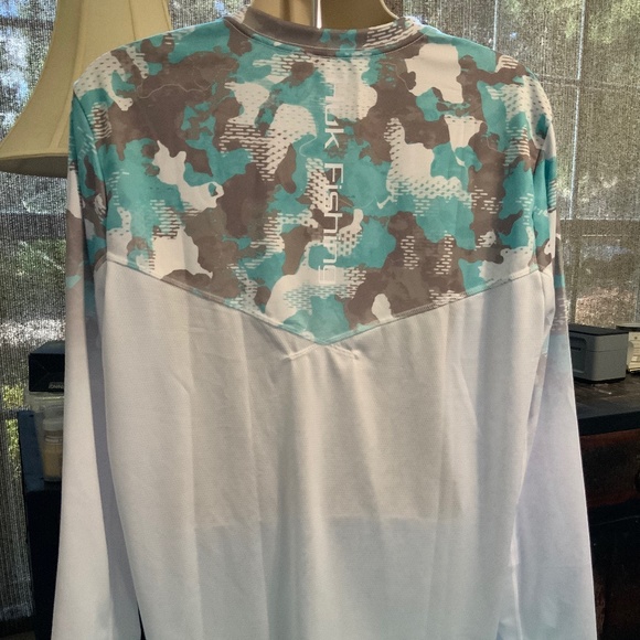 Huk long sleeve Icon X Refraction fade shirt-M - Picture 2 of 3